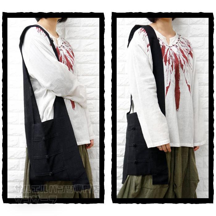 エスニック ショルダーバッグ 肩掛け 斜めがけ トートバッグ シャンバッグ シンプル カバン バック レディース メンズ ファッション カラフル アジアン雑貨 Bag03 サルエルパンツ専門店 サンサーラ 通販 Yahoo ショッピング