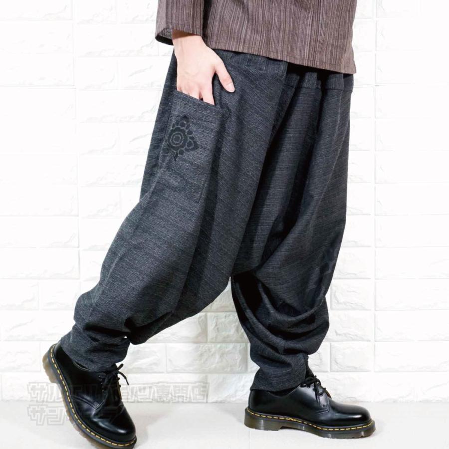 サルエルパンツ アラジンパンツ ワイドパンツ メンズ レディース