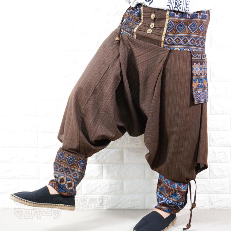 サルエルパンツ ロングパンツ 変型 変形 アラジンパンツ メンズ