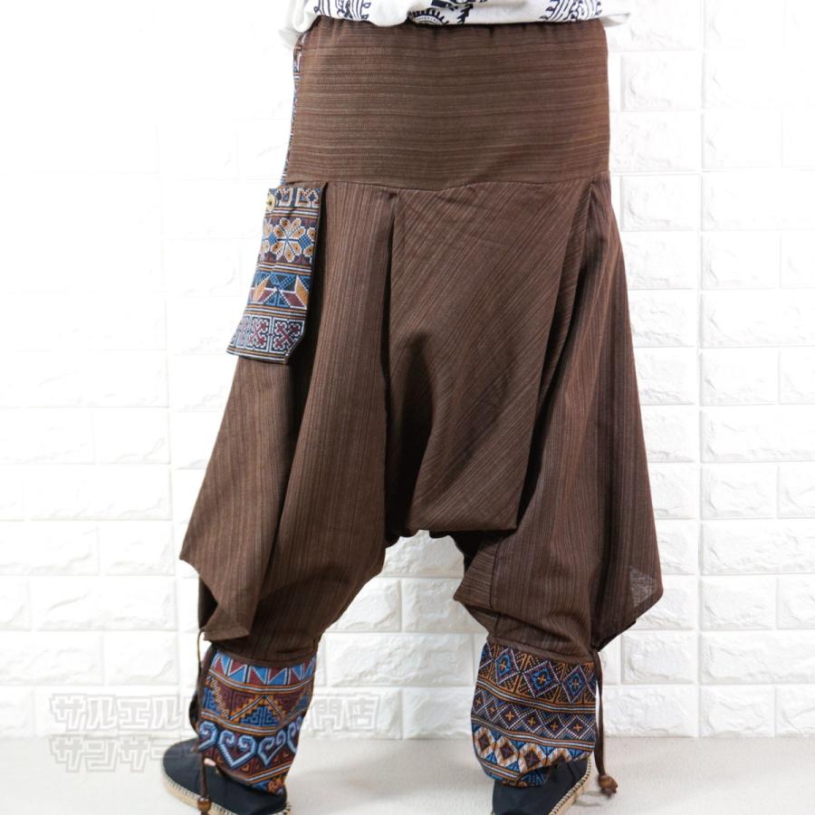 サルエルパンツ ロングパンツ 変型 変形 アラジンパンツ メンズ