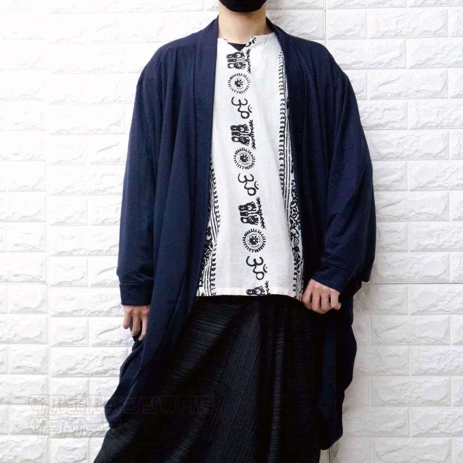 モユル ジャケット カーディガン 羽織 ドルマン ストライプ　慈雨　センソユニコ モユル ジャケット カーディガン 羽織 ドルマン ストライプ 慈雨