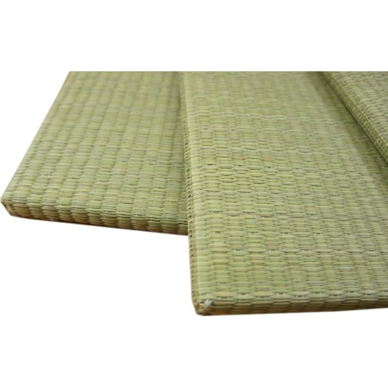 16枚セット：約4.5畳用(240x240cm) 縁なしユニット畳 60x60cm/1枚【スベリ止め加工、木製ボード使用】