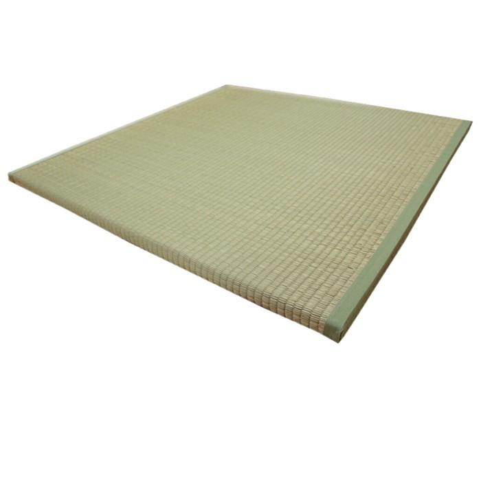 6枚セット：半畳サイズ軽量厚床ふっくらユニット畳約82ｘ82cm「極」約3畳用（約164ｘ246cm）【不織布貼：スベリ止め加工、発泡エチレンボード、ウレタン入り】_2