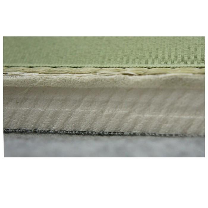6枚セット：半畳サイズ軽量厚床ふっくらユニット畳約82ｘ82cm「極」約3畳用（約164ｘ246cm）【不織布貼：スベリ止め加工、発泡エチレンボード、ウレタン入り】_3