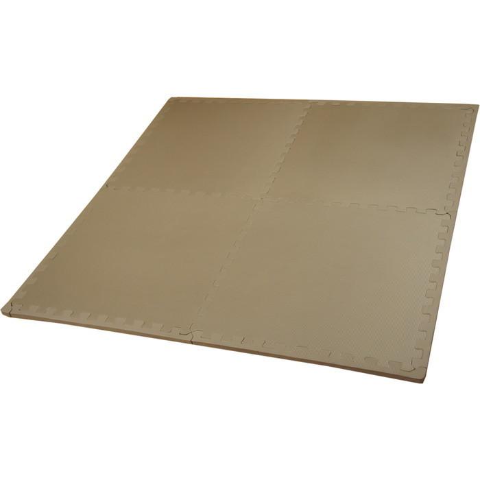 HAODEMI モカ色　60x60cm 27枚入り　ジョイントマット 大判 極厚大判ジョイントマット モカ色 4枚(約60x60x2cm/枚)x2セット 3畳用