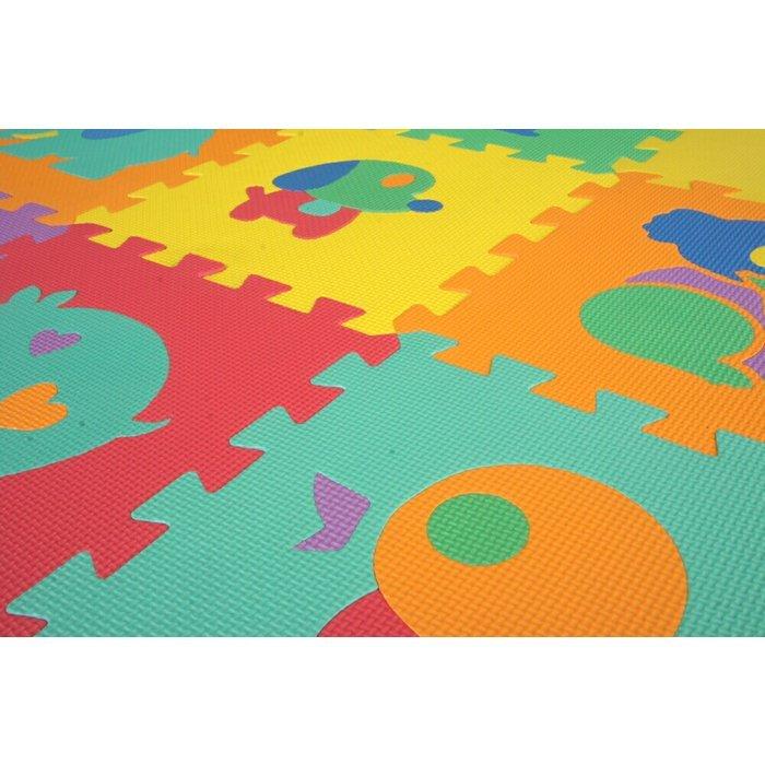 子供用ジョイントパズルマット「動物」 1セット単品【1セット：10