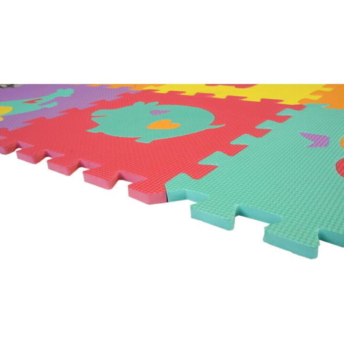 4セット：子供用ジョイントパズルマット「動物」 【1セット：10枚