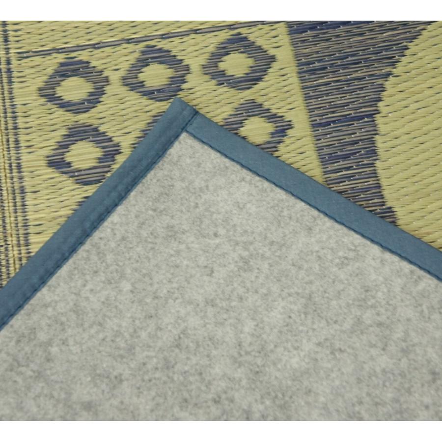 最終価格 10%引 い草ラグ ソラネコ 2畳 180x180cm 日本 省エネ い草ラグ かわいいねこ柄 キャット 180x180cm 2畳用 不織布貼