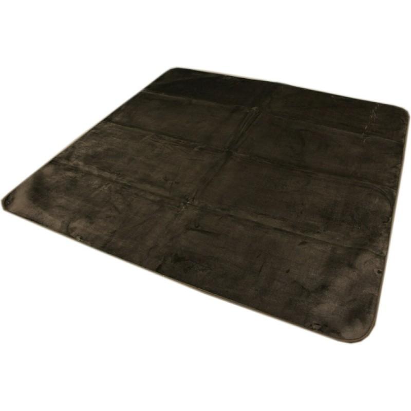 シェニールラグ 200x250cm ダークブラウン 200x250cm「プレーン」ダークブラウン色（濃色） ご家庭で洗えるラグ