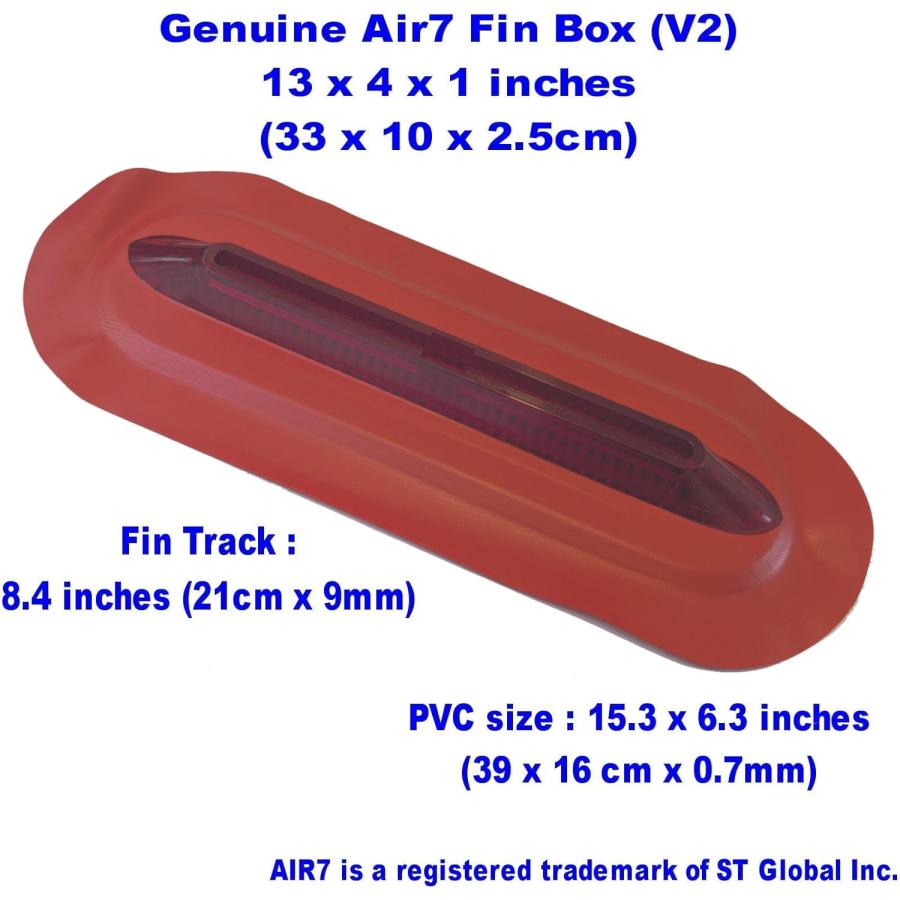 フィン ボックス Air7 パッチ付き インフレータブル SUP airSUP パドル 