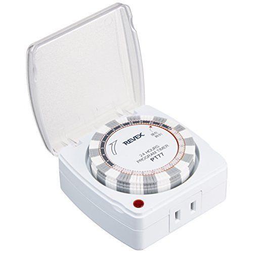 正規品 リーベックス Revex コンセント タイマー スイッチ式 カバー付き プログラムタイマーex Pt77