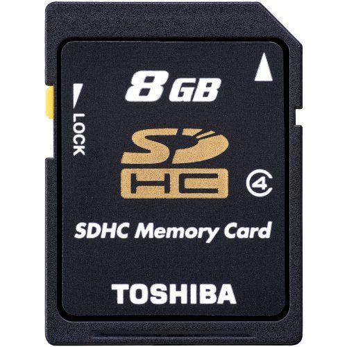 【楽ギフ_包装】 売れ筋 TOSHIBA SDHCカード 8GB Class4 国内正規品 日本製 SD-L008G4