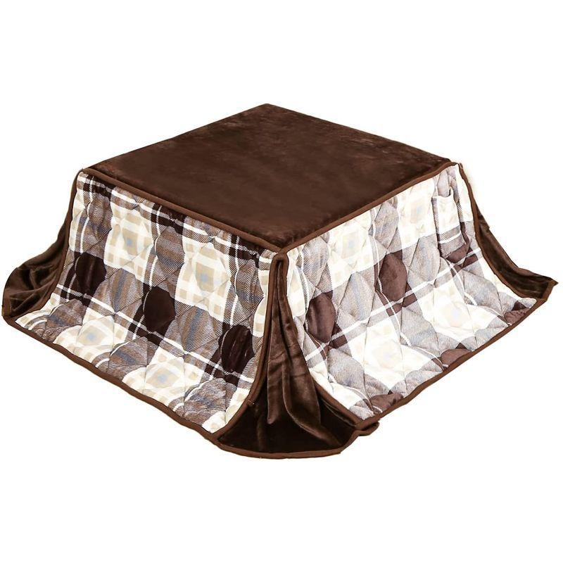 世界的に Jemaジェマ 省スペース こたつ布団 こたつ掛け布団 掛け布団単品 ふわふわ感触フランネル生地 チエック柄2号 約180x2cm 長方 こたつ掛け布団 上掛け Andreiniricambi It