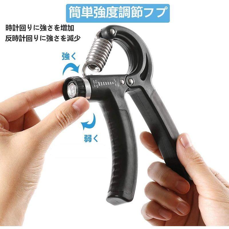割引発見 ハンドグリップ 握力トレーニング 筋トレ 回数記録機能 カウンター付き 負荷調整式 動きスムーズ リハビリ器具 ストレス解消 滑り止め 握り Shipsctc Org
