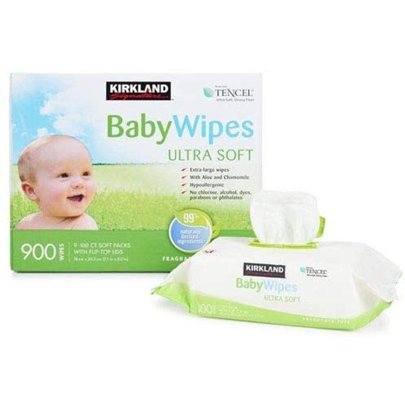 KIRKLAND TENCEL Baby Wipes ULTRA SOFT カークランド ベビーワイプ おしりふき 無香料 900枚