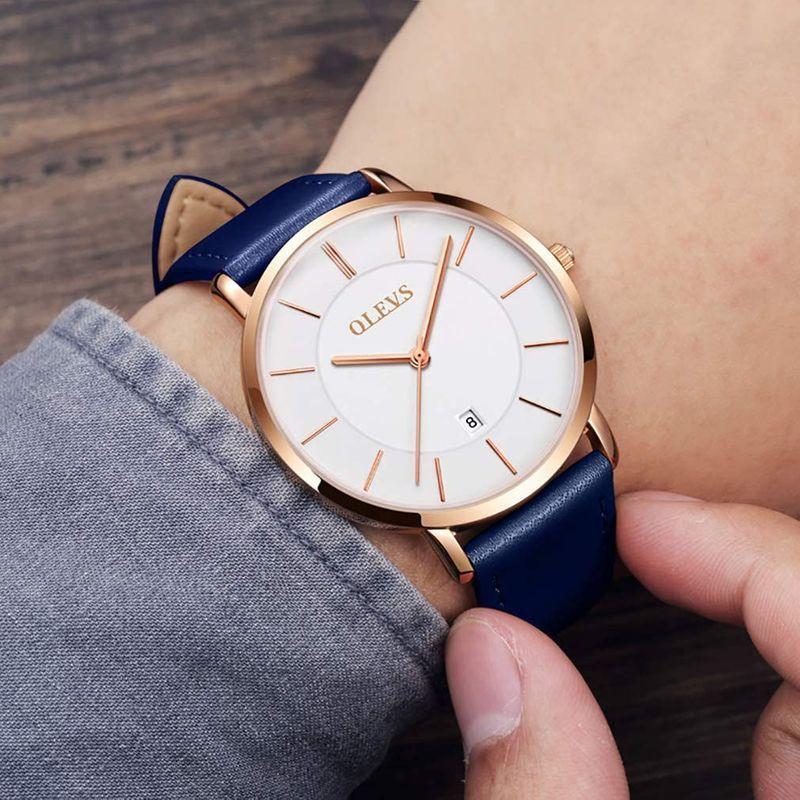 うで時計 メンズ 腕時計 男性用 時計 ブランド おしゃれ 超薄型 ビジネス ブルー 革ベルト 防水 アナログ シンプル 薄い 高校生 男 サルトル 通販 Yahoo ショッピング