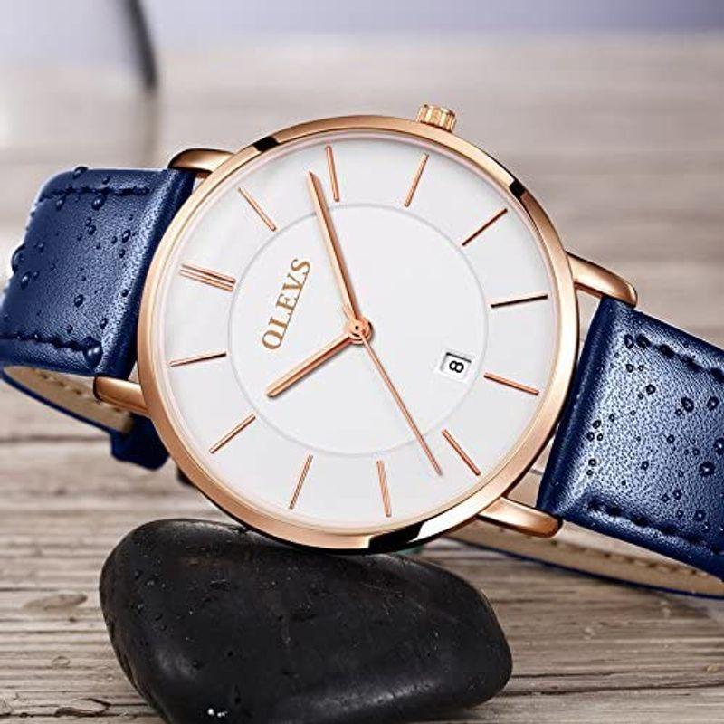 うで時計 メンズ 腕時計 男性用 時計 ブランド おしゃれ 超薄型 ビジネス ブルー 革ベルト 防水 アナログ シンプル 薄い 高校生 男 サルトル 通販 Yahoo ショッピング