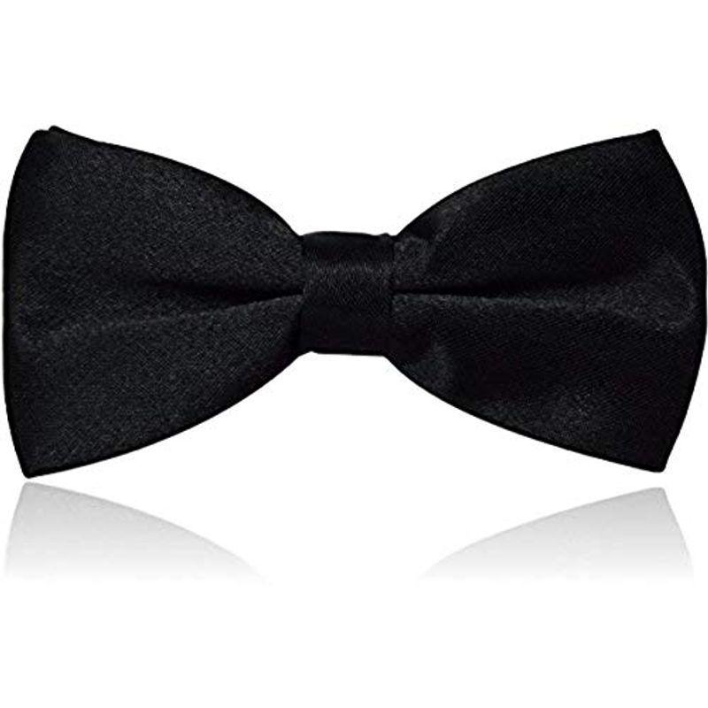 蝶ネクタイ 黒 キッズ メンズ 結婚式 ハロウィン ベストアイテム ワンタッチ ネクタイ タイ 無地 ボウタイ 激安セール 簡単 ブラ リボン 装着