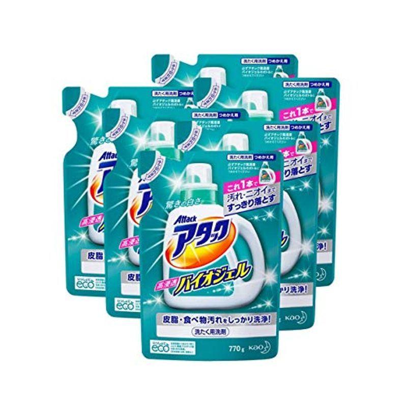 日本未発売 まとめ買いアタック 洗濯洗剤 液体 高浸透バイオジェル 詰め替え 770g 6個 Ortho99plus1 Com