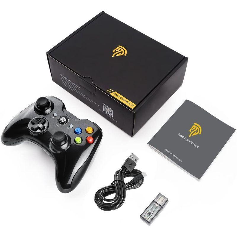 新規購入 Pc用ゲームコントローラー Easysmx Kc 36 Ps3 Pcゲームパッド ワイヤレス パソコンゲーミングコントローラー 双重振動 Windows Andro Ism Com Ge