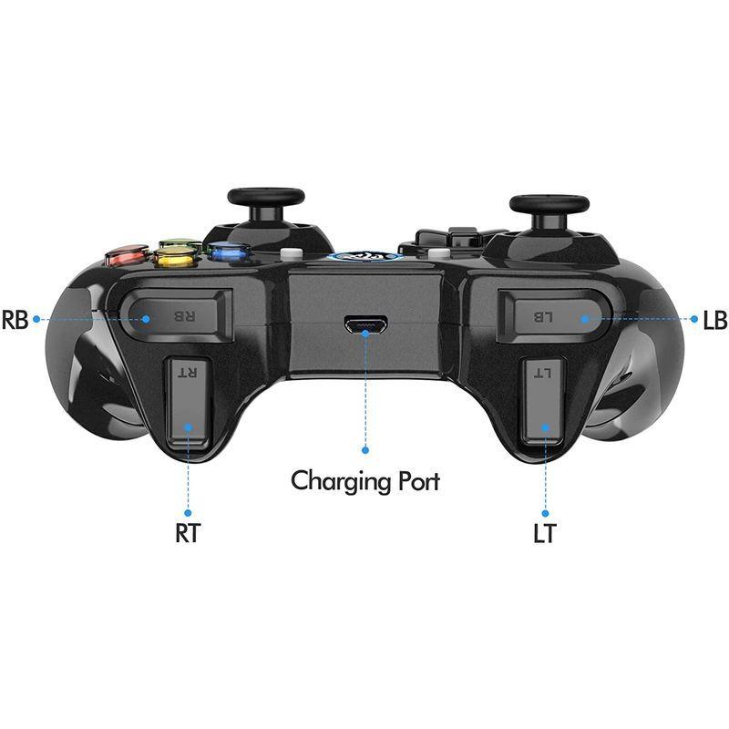 新規購入 Pc用ゲームコントローラー Easysmx Kc 36 Ps3 Pcゲームパッド ワイヤレス パソコンゲーミングコントローラー 双重振動 Windows Andro Ism Com Ge