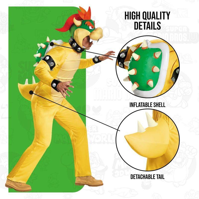 Super Mario Bowser Deluxe Adult Costume Plus スーパーマリオ クッパデラックス大人用コスチュー サルトル 通販 Yahoo ショッピング