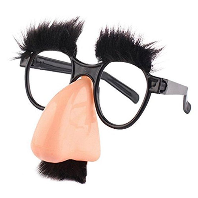 メガネおもちゃ 口ひげ 鼻付き ピエロ ハロウィン パーティー 仮装 コスプレ エイプリルフール サングラス いたずら 面白い プレゼント 高い品質