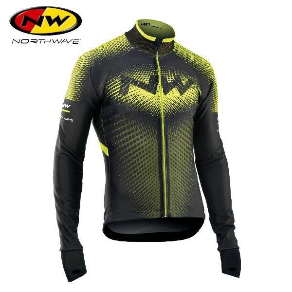 ノースウェーブ エクストリームジャケット トータルプロテクション (ブラック/イエローフルオ) 89161206 NORTHWAVE EXTREME JACKET TOTAL PROTECTION