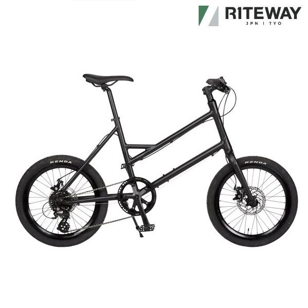【屋内保管】ライトウェイ RITEWAY ミニベロ マットブラック RITEWAY ミニベロ ライトウェイ グレイシア (マットブラック) 2024