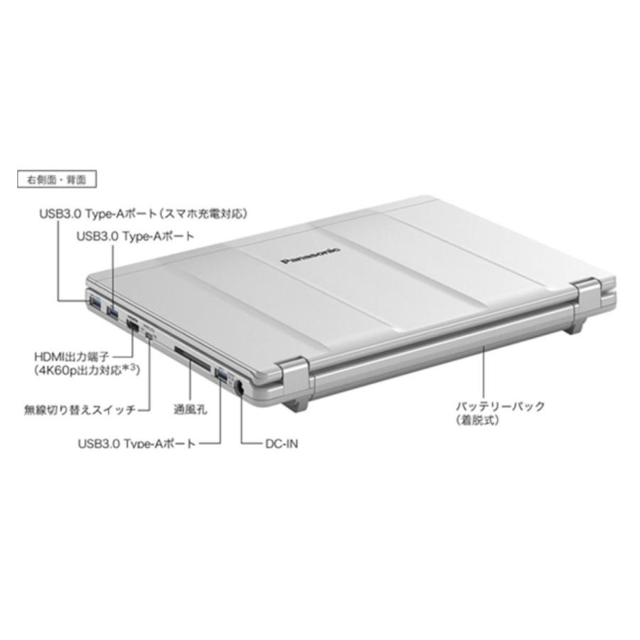 Let's note レッツノート CF-SZ6 / 7世代Core i3 Panasonic Let's note CF-SZ6 Core i3-7100U 2.4GHz/4GB