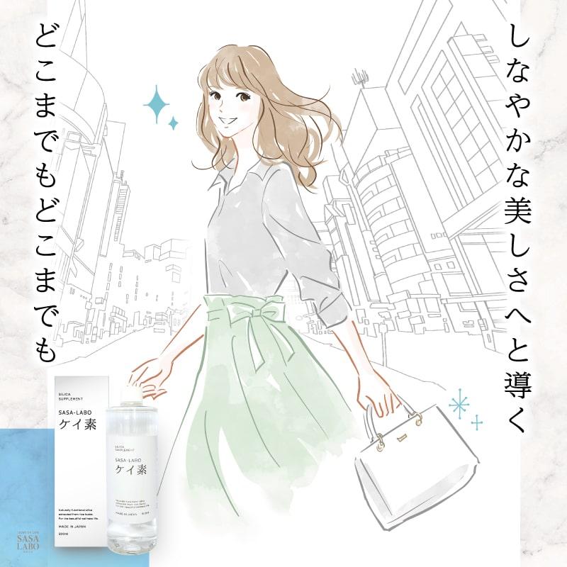 シリカ水 500ml シリカ 濃縮液 サプリ ケイ素 原液 ケイ素水 珪素 植物