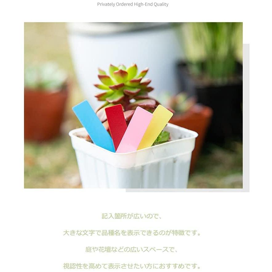 超定番 ささのはストアatyhao Salinr 100pcs 植物ラベル 花 名札 再使用可能 園芸用ラベル 立型ラベル 盆栽タグ カラフル 花ラベル 可愛い 挿入 防水 Redoriente Net