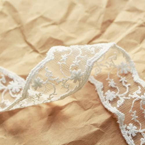 卓越NBK チュールレース 1ヤード(約0.9ｍ) 巾28ｍｍ ホワイト TT-26303