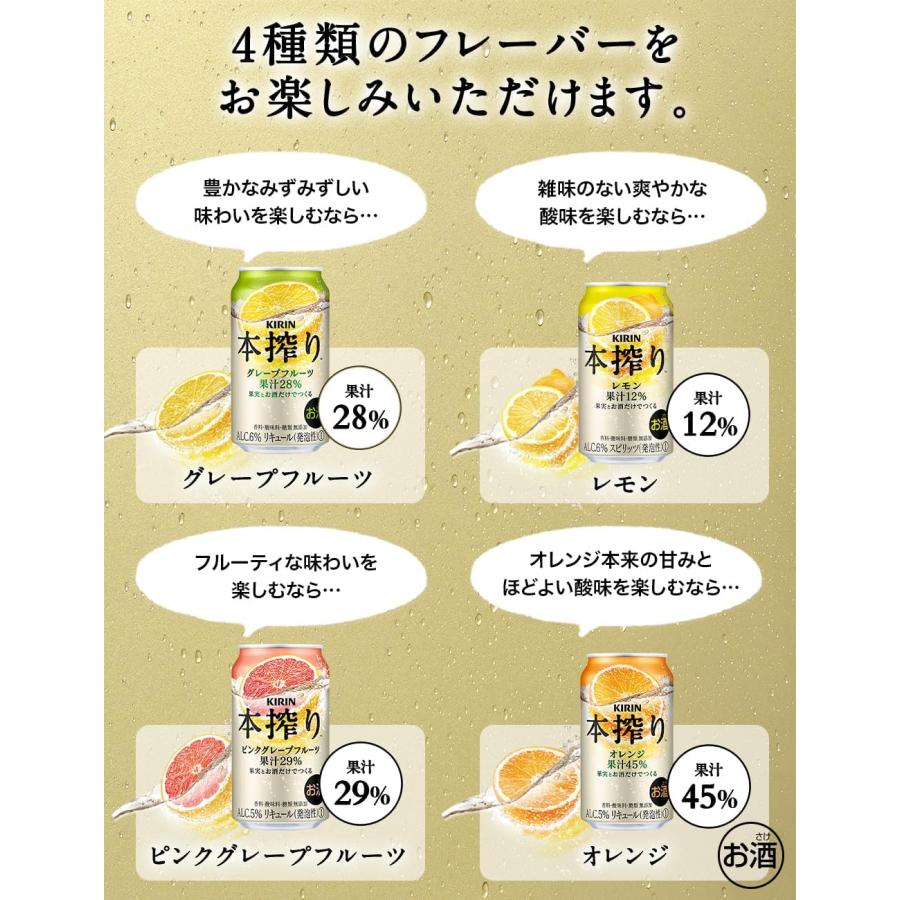本搾りチューハイ キリン 本搾り ピンクグレープフルーツ Alc.5% 350ml