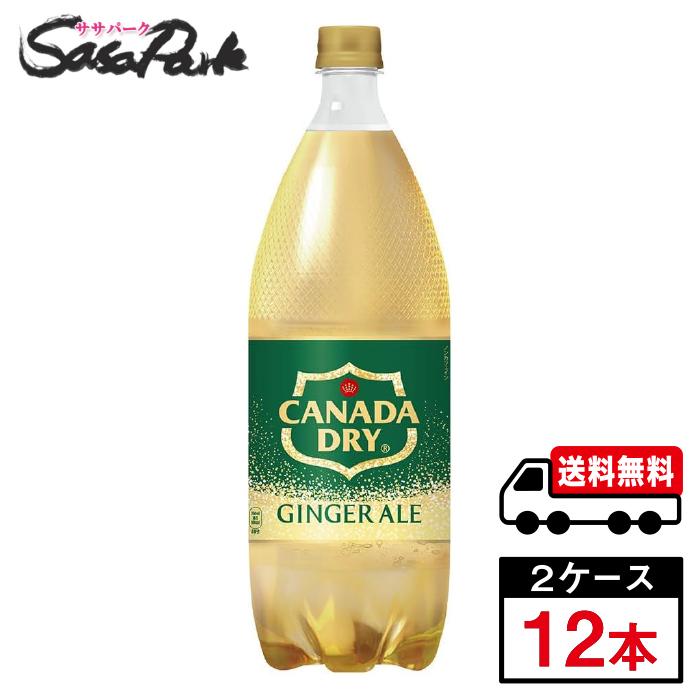 カナダドライ コカ・コーラ ジンジャーエール PET 1.5L×6本×2箱 計12本