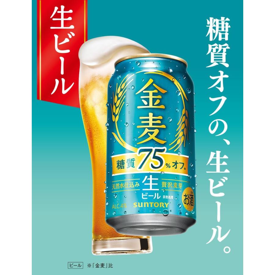 金麦 ギフト サントリー 糖質75％オフ 350ml缶 計12本 糖質オフ ビール