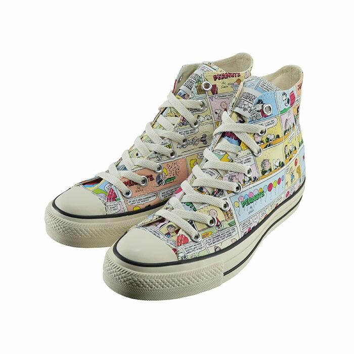コンバース CONVERSE スニーカー オールスター R ピーナッツ CP HI ALL STAR R PEANUTS CP HI マルチ MULTI 1SD794 CONVERSE（コンバース） CONVERSE ALL STAR (R) PEANUTS CP HI