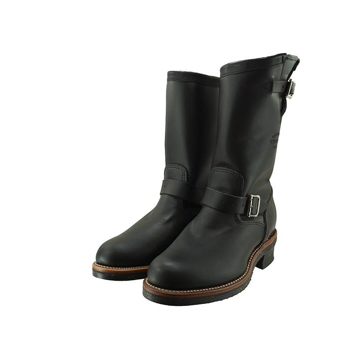 CHIPPEWA チペワ 11inch ORIGINAL ENGINEER BOOTS (BLACK WHIRLWIND