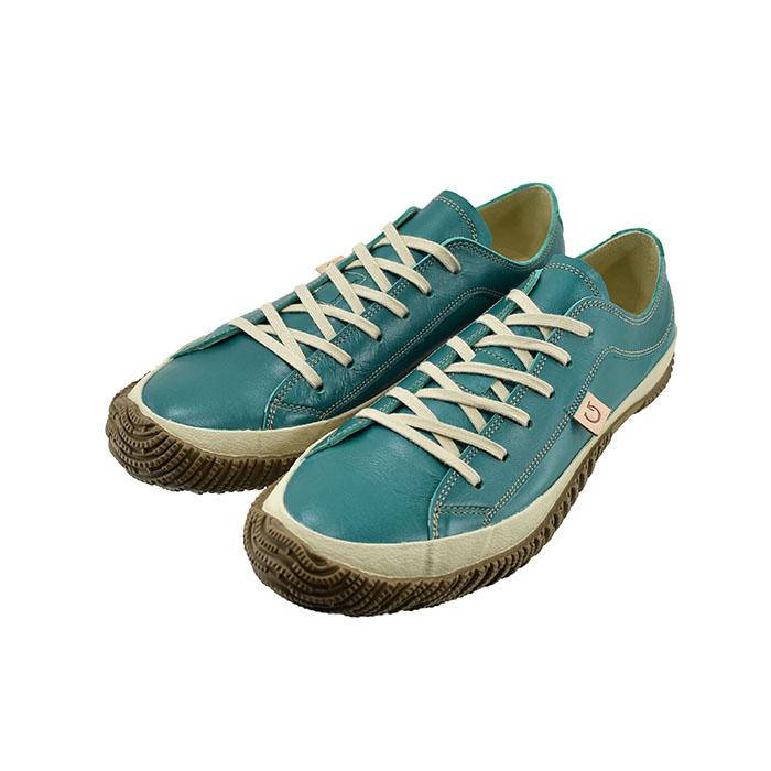 SPINGLE（スピングル） カンガルーレザー スニーカー (GREEN