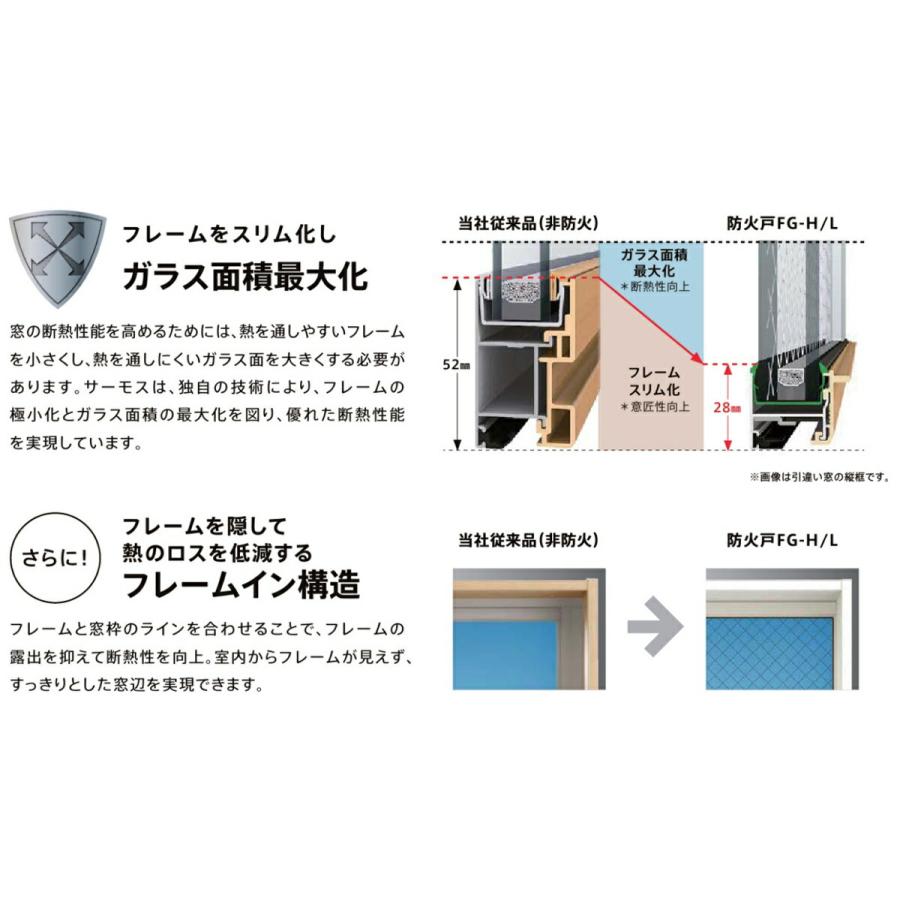 LIXIL（リクシル） 防火戸FG-L 内倒し窓 06905 LIXILリクシル サッシ