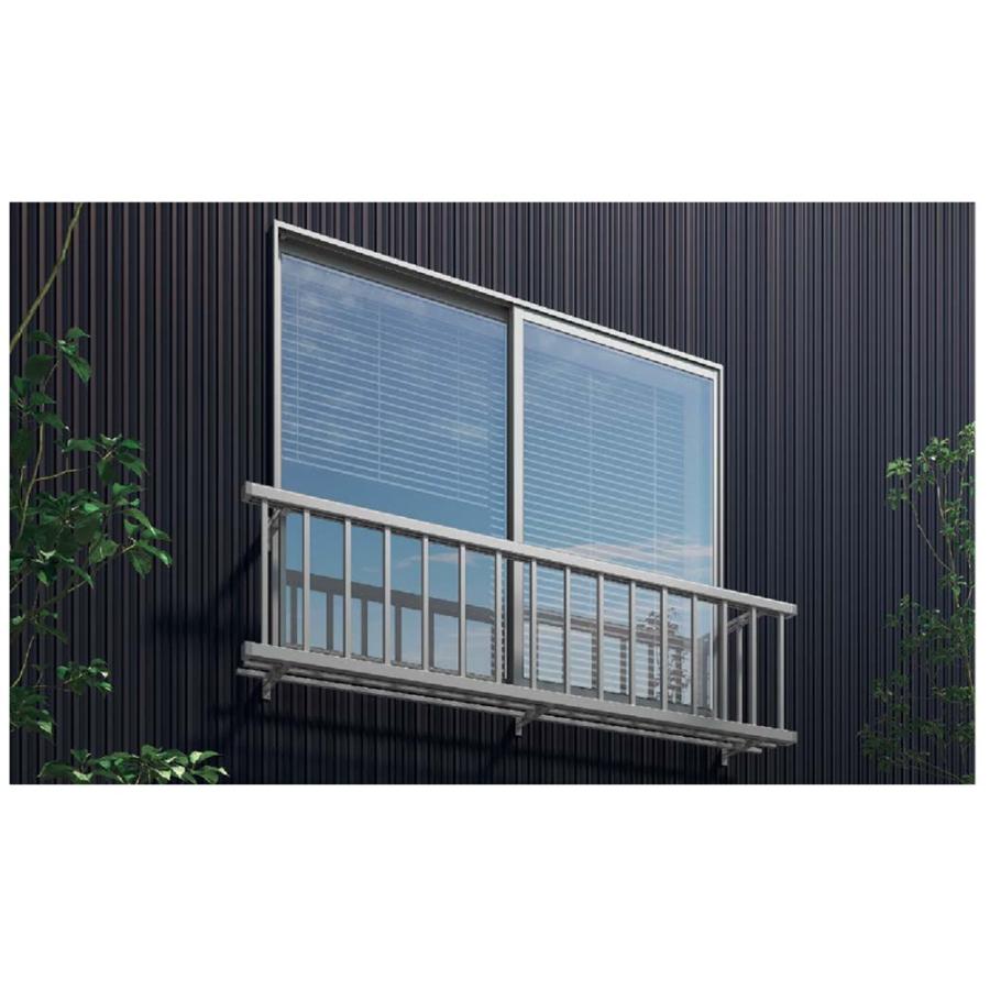 LIXIL（リクシル） アルミ手すりS型ワイド 13305 単体引違い窓用 壁付
