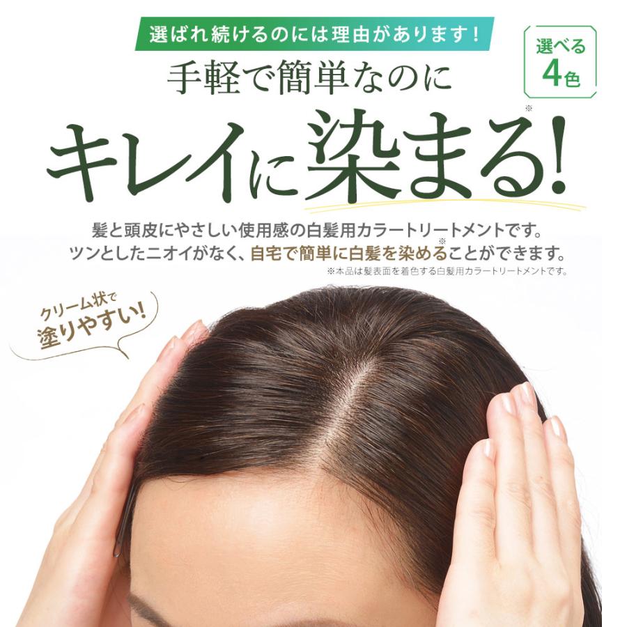 無添加 白髪用 利尻ヘアカラートリートメント 1本 毛染めブラシ(馬毛緑)1本付き 男女兼用 白髪染め ヘアケア 全体染め 部分染め サスティ｜sastty-y｜06