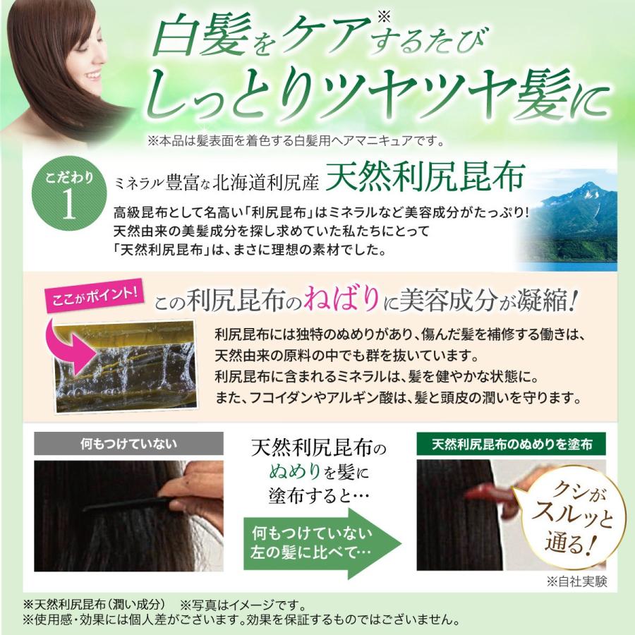 白髪用 無添加 利尻白髪かくし 2本セット 送料無料 初回限定 レディース メンズ しらが サスティ 自然派clubサスティ Yahoo 店 通販 Yahoo ショッピング