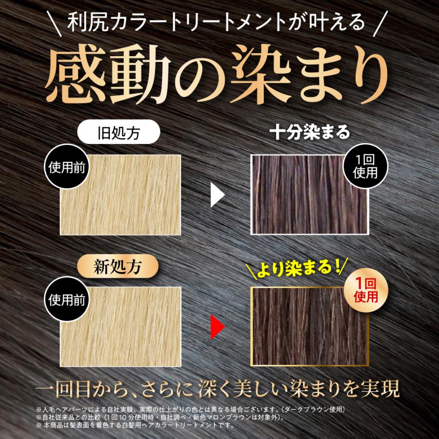 【未開封品】利尻ヘアカラートリートメント　ダークブラウン　200g×3つセット 自然派clubサスティ 利尻カラートリートメント 3本セット 200g 無添加
