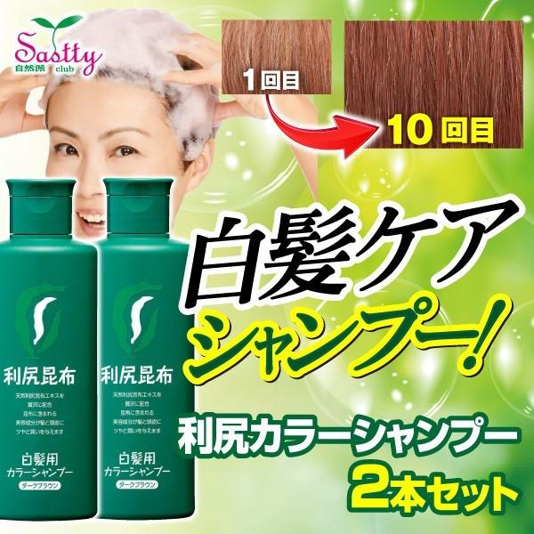 白髪用 シャンプー 無添加 白髪用 利尻カラーシャンプー 2本セット 女性用 男性用 しらが サスティ Www Mgp Lv