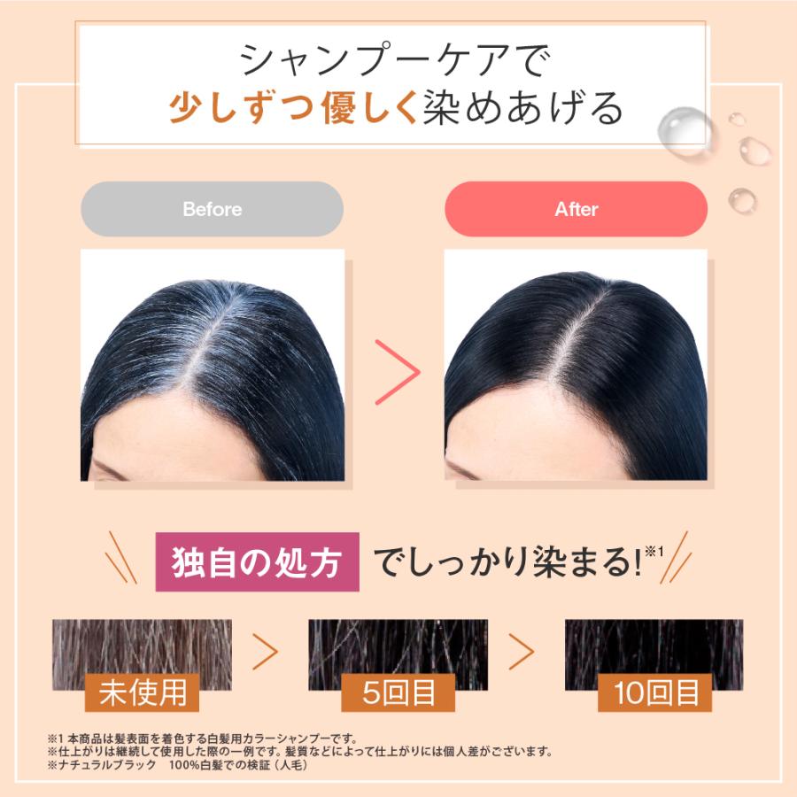 カラーシャンプー 専用ボトル+詰め替え用 240ml セット 無添加