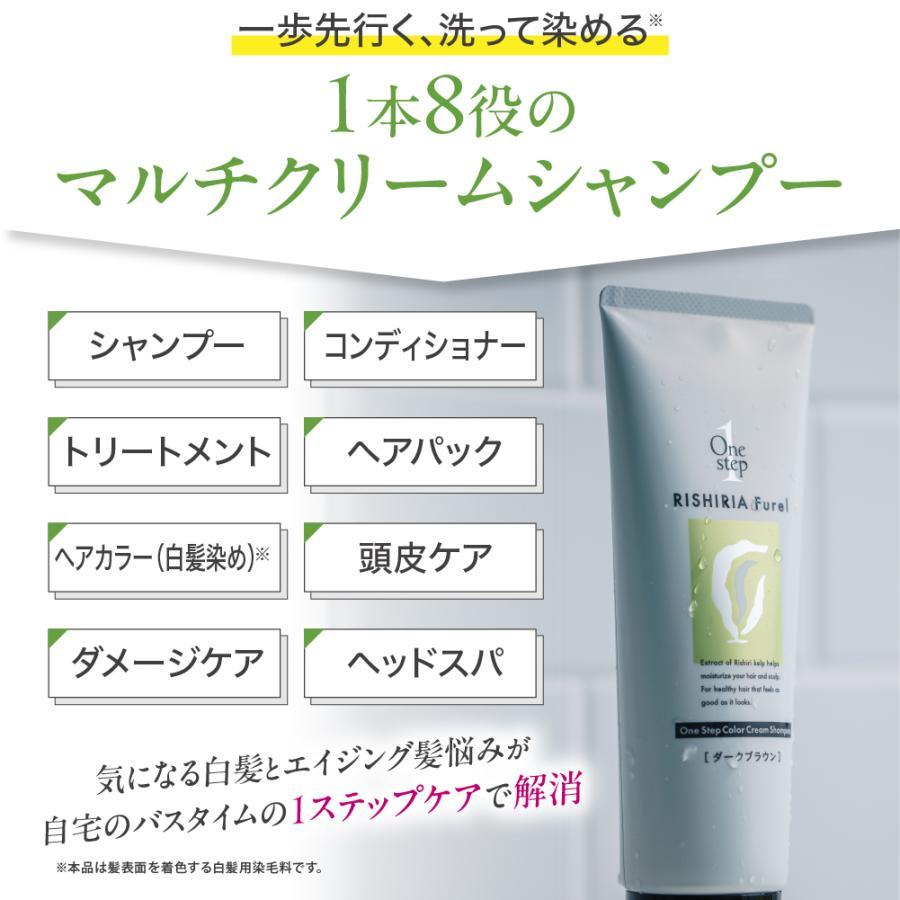 ワンステップカラークリームシャンプー3本セット 染める 洗う ダメージ