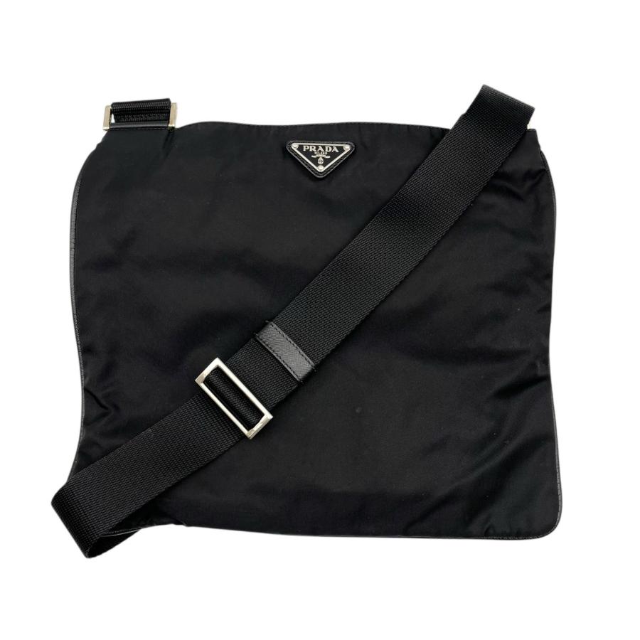 PRADA（プラダ） ☆ ショルダーバッグ 斜め掛け ナイロン ブラック