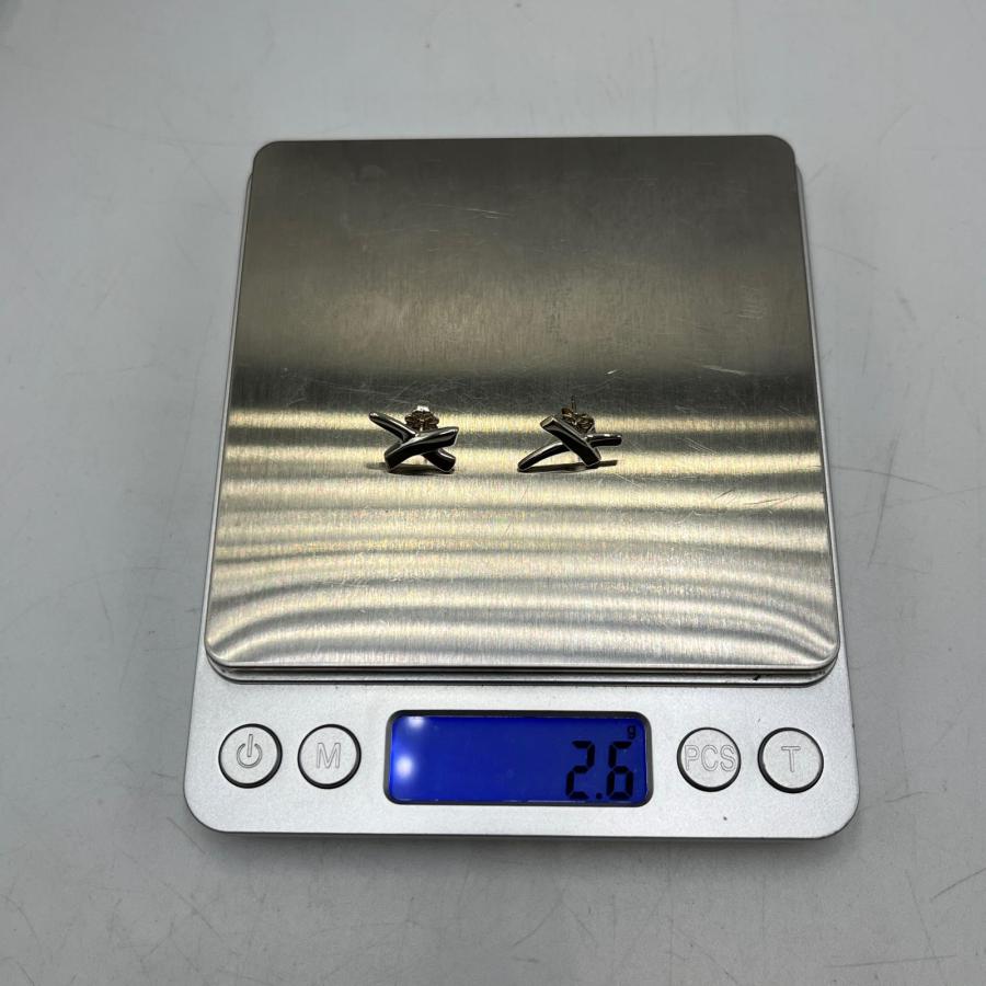 c844 ティファニー　パロマピカソ　キス　X クロス　ピアス　シルバー　925 c844 ティファニー パロマピカソ キス X クロス ピアス シルバー