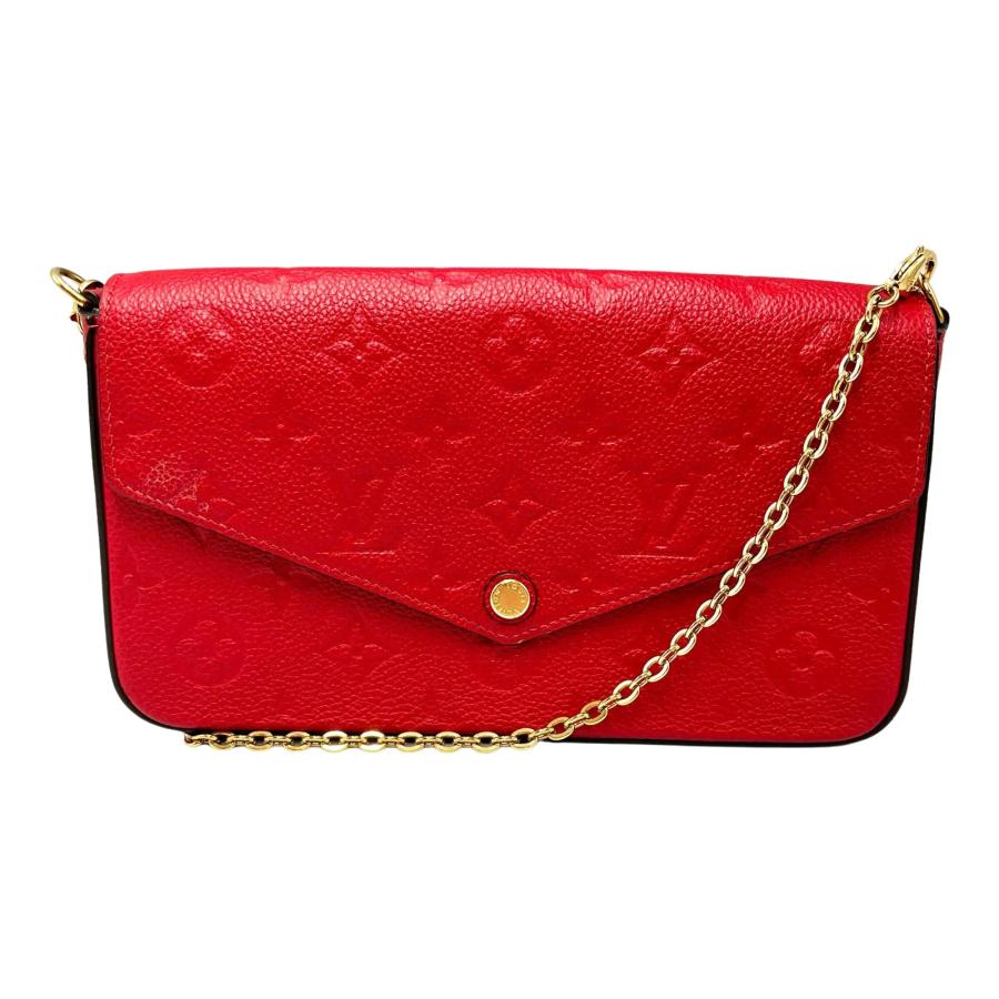 LOUIS VUITTON（ルイ・ヴィトン）　ポシェット・フェリシー　M63700　ショルダーバッグ　レッド LOUIS VUITTON（ルイ・ヴィトン） ショルダーバッグ ポシェット